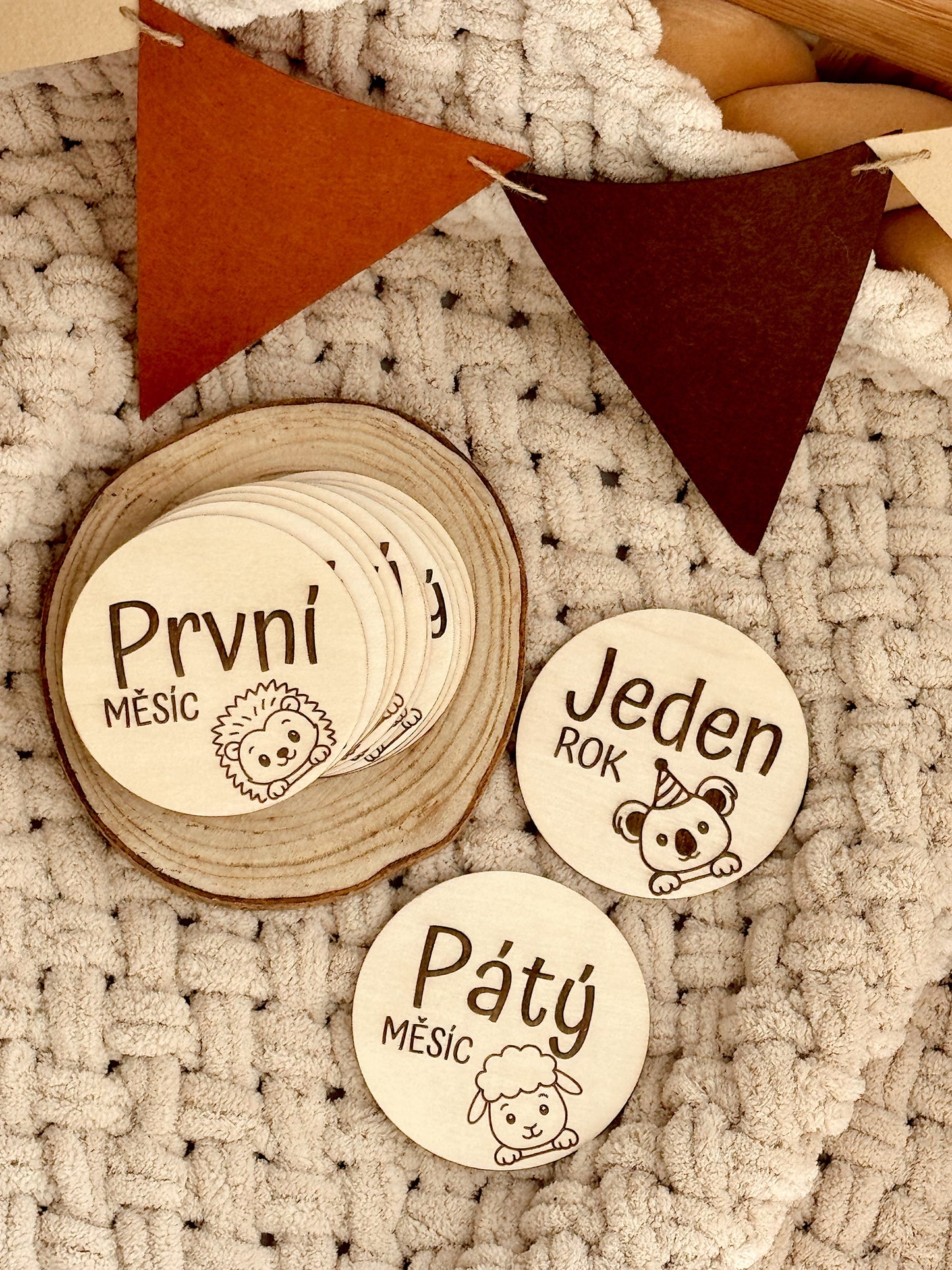 Milníkové kartičky - Zvířátka