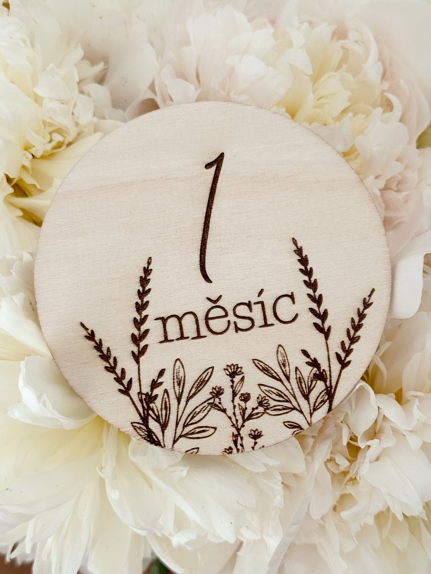 Milníkové kartičky - Květiny