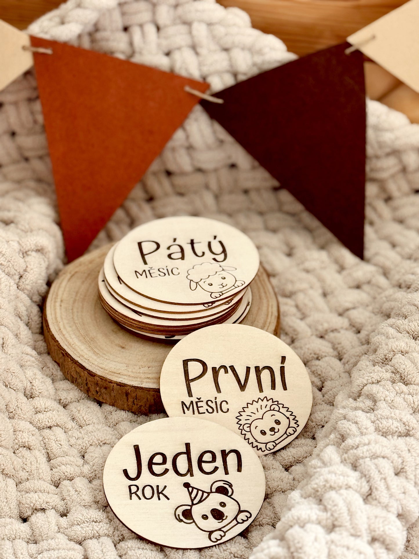 Milníkové kartičky - Zvířátka