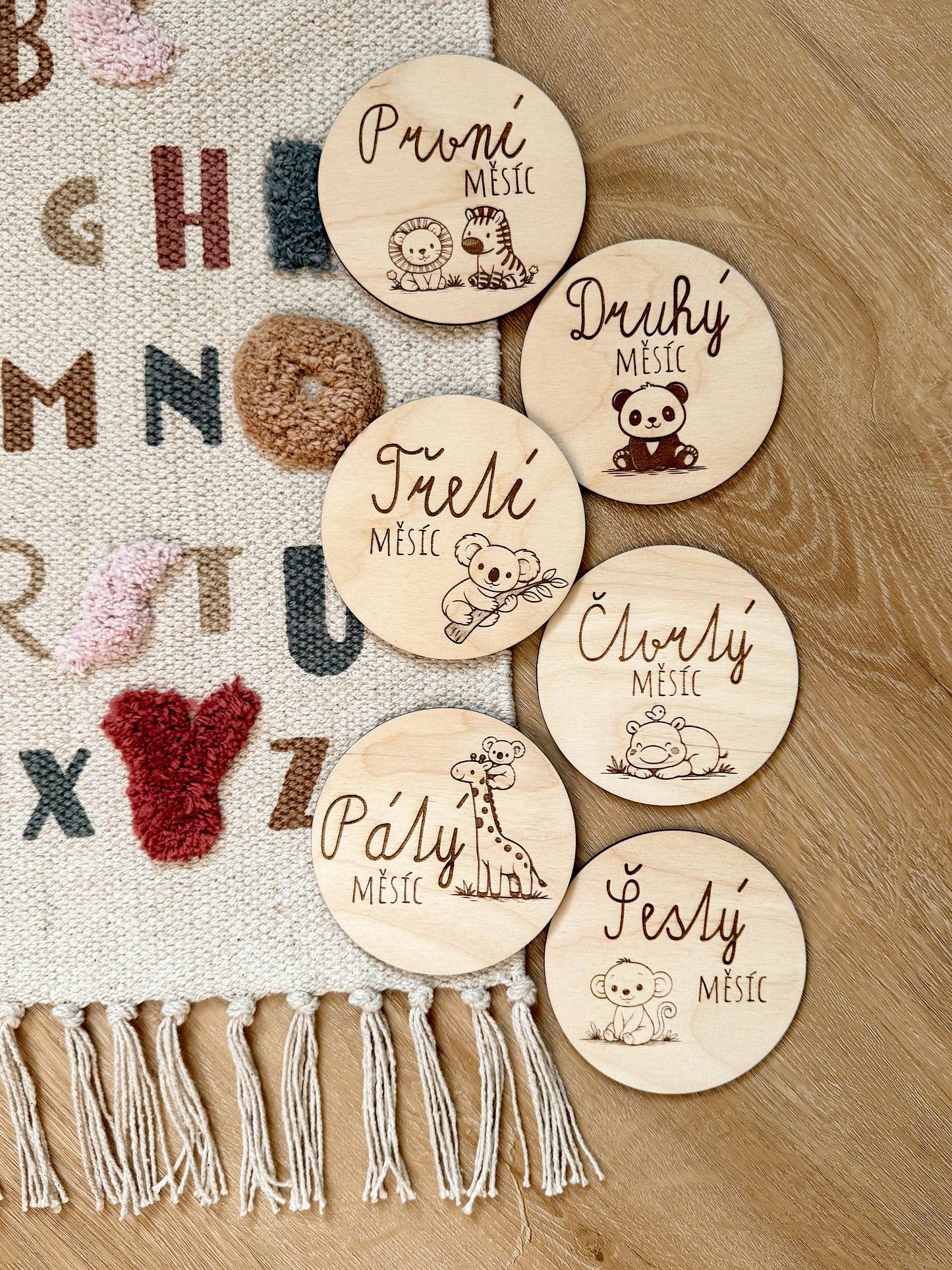 Milníkové kartičky - Safari