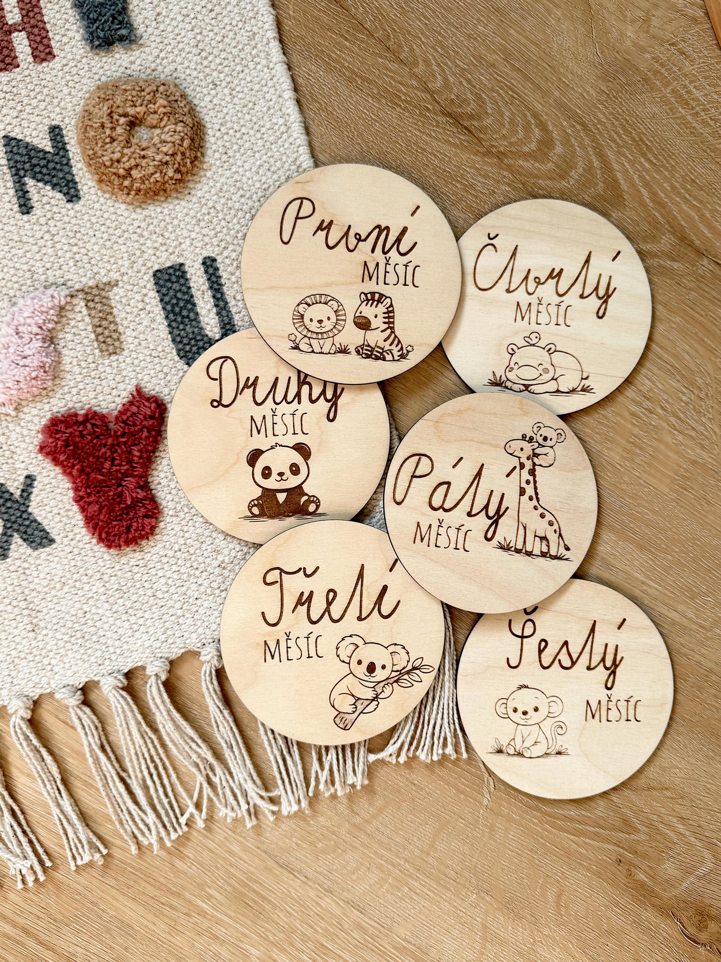 Milníkové kartičky - Safari