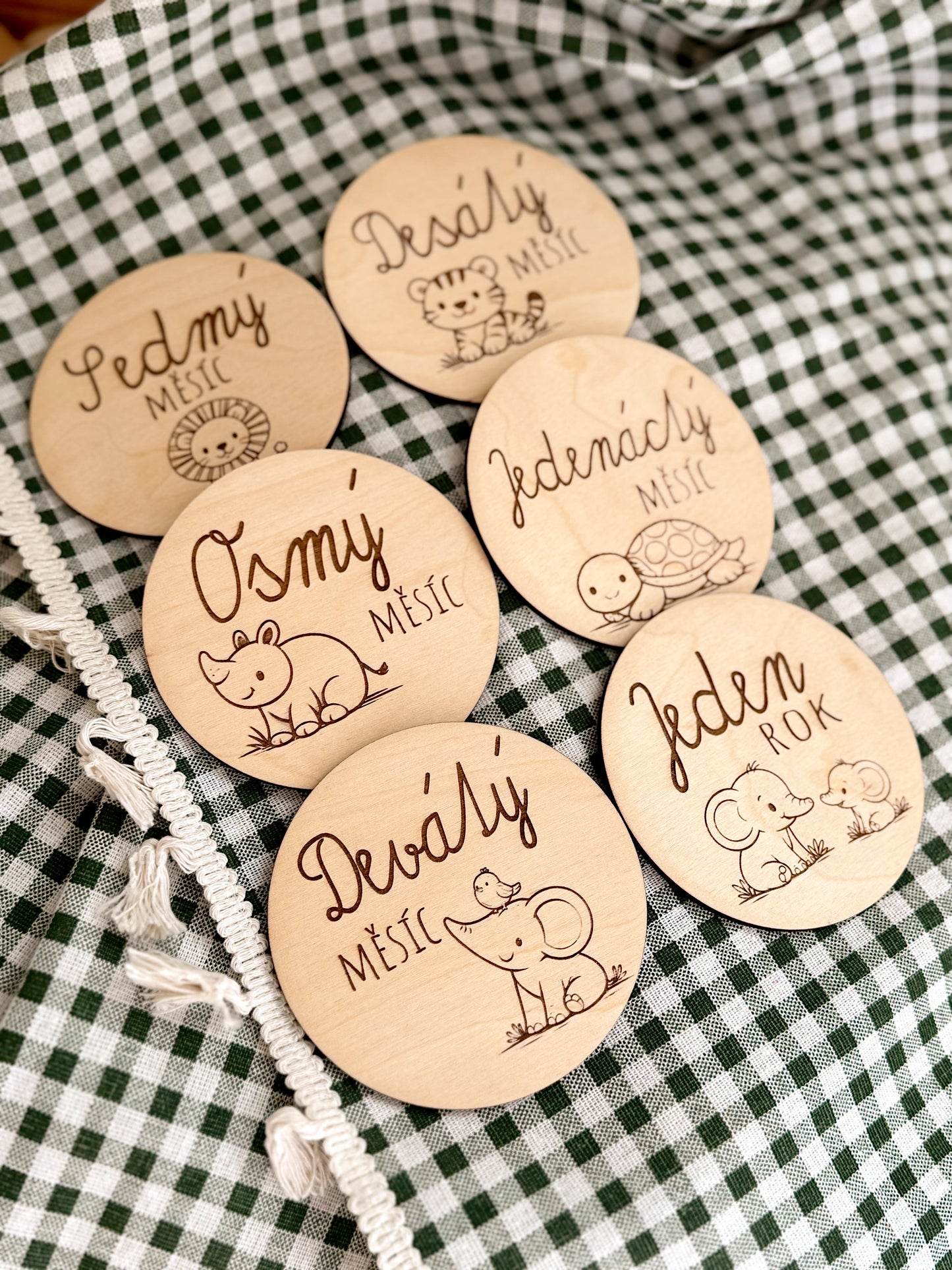 Milníkové kartičky - Safari